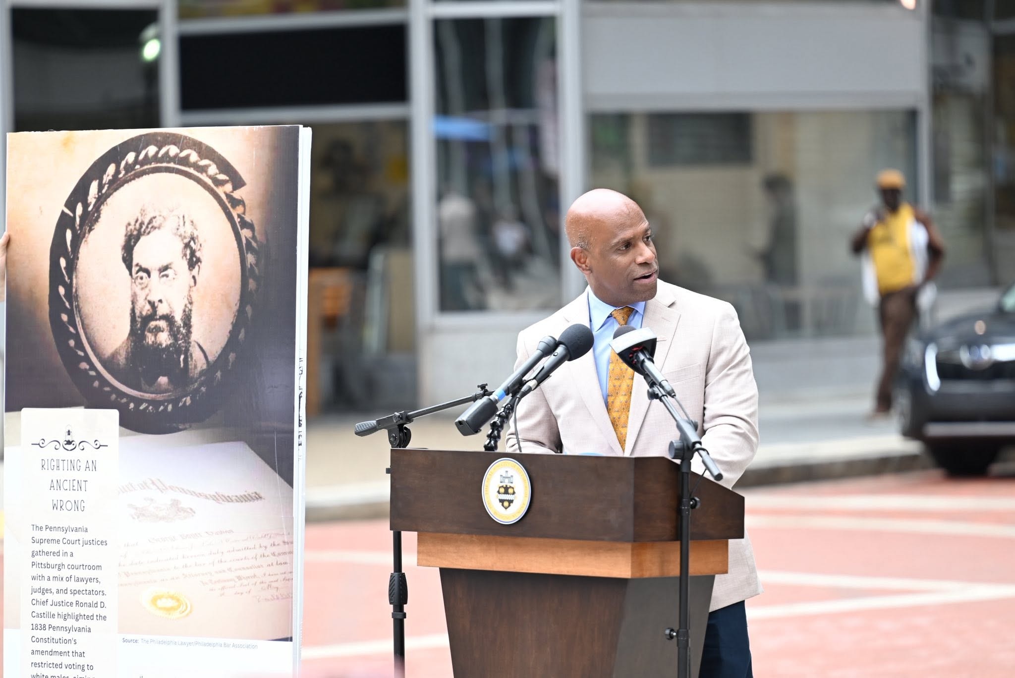 Pioneering Black lawyer, educator, abolitionist, and scholar finally receives permanent recognition in Downtown Pittsburgh.