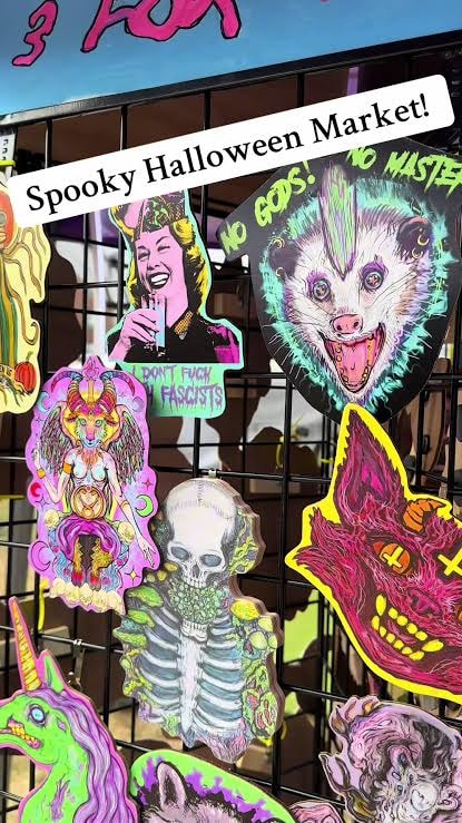 Steel City Spooky Market Halloween vendors