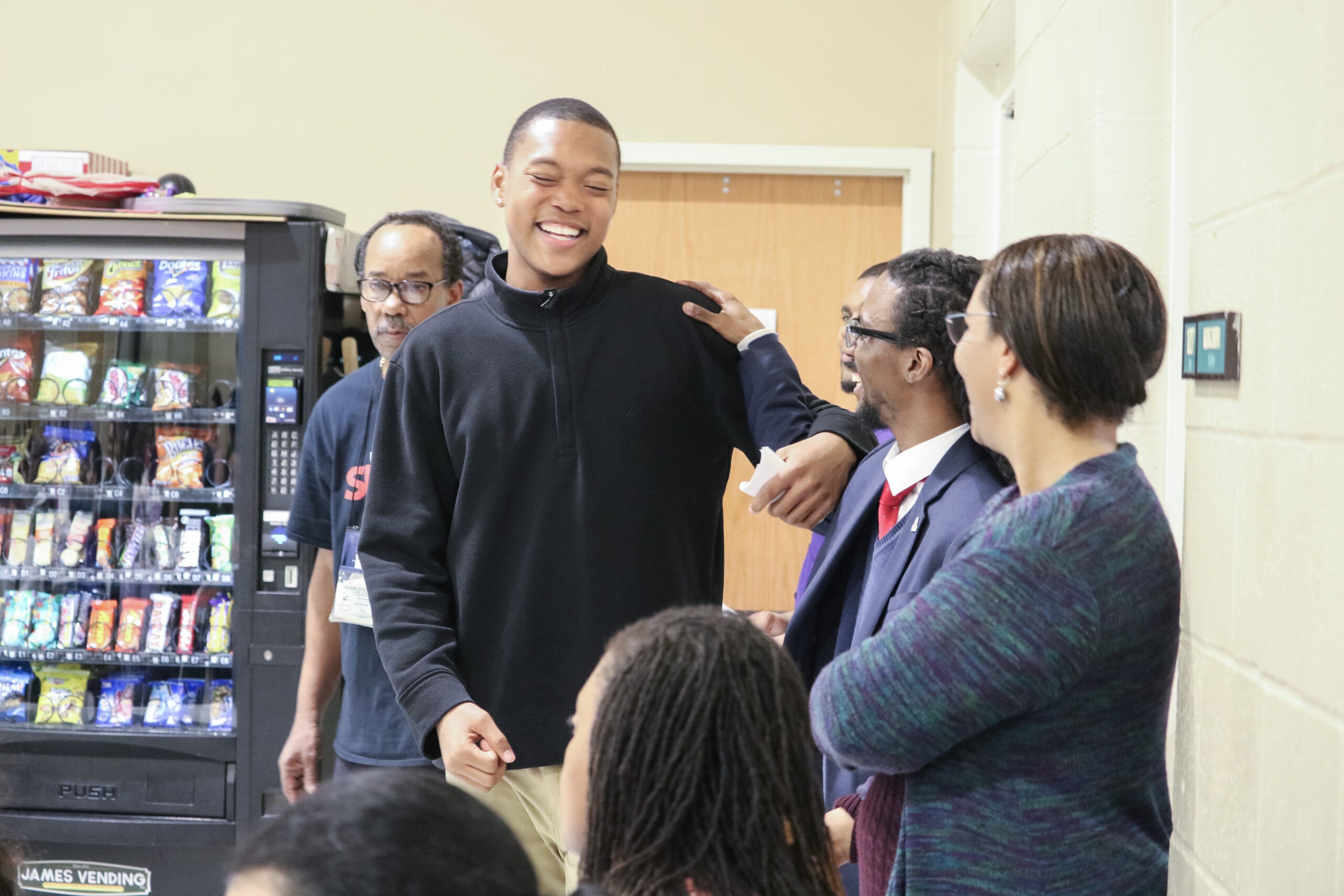 Community staff and youth at Homewood Children's Village