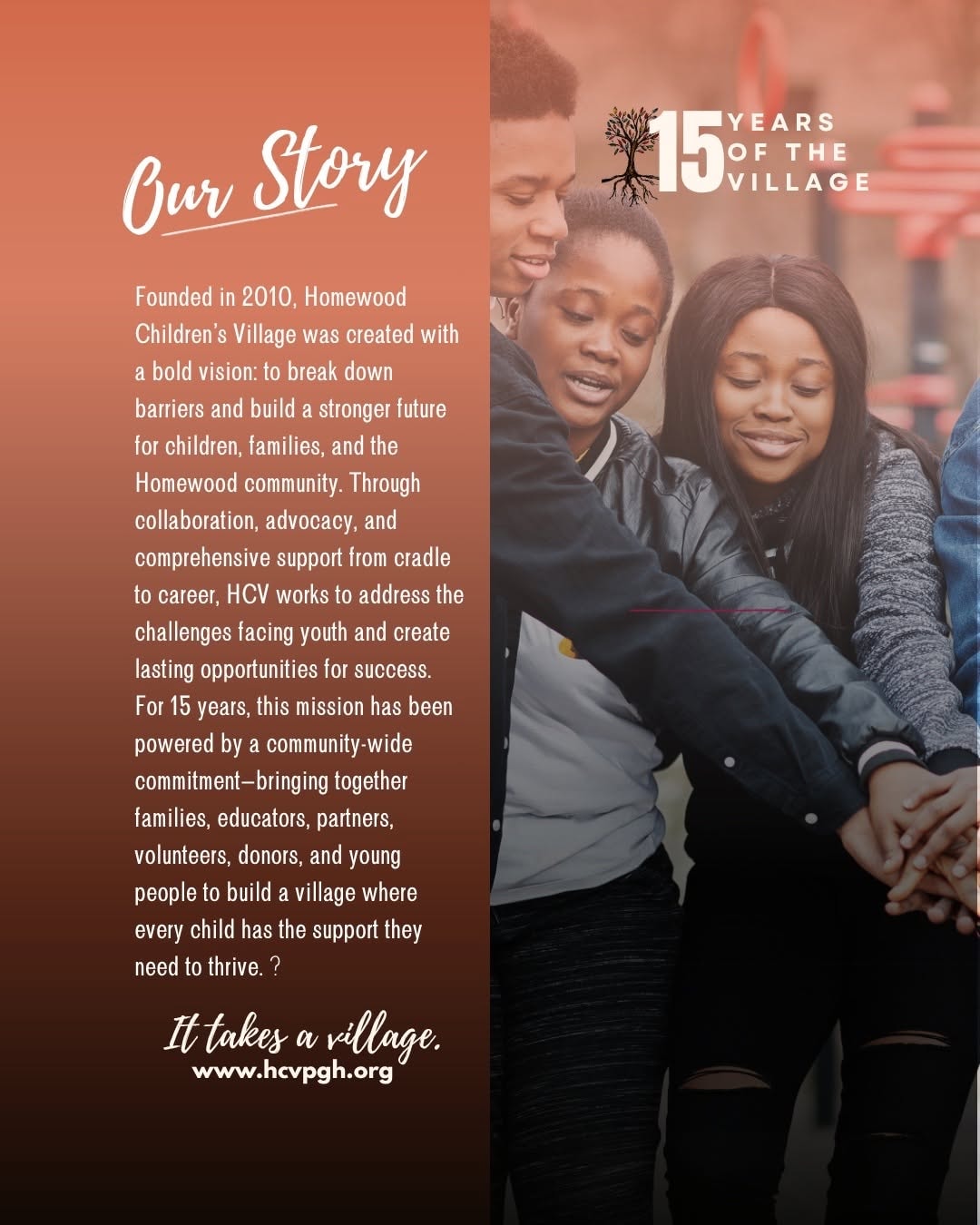 Our Story — Homewood Children's Village 15 Years