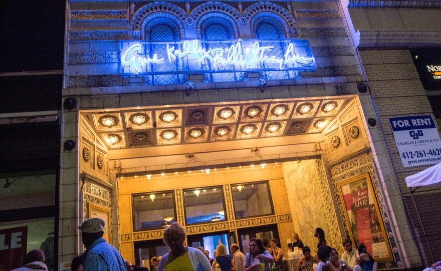 Kelly Strayhorn Theater exterior — Penn Avenue, East Liberty