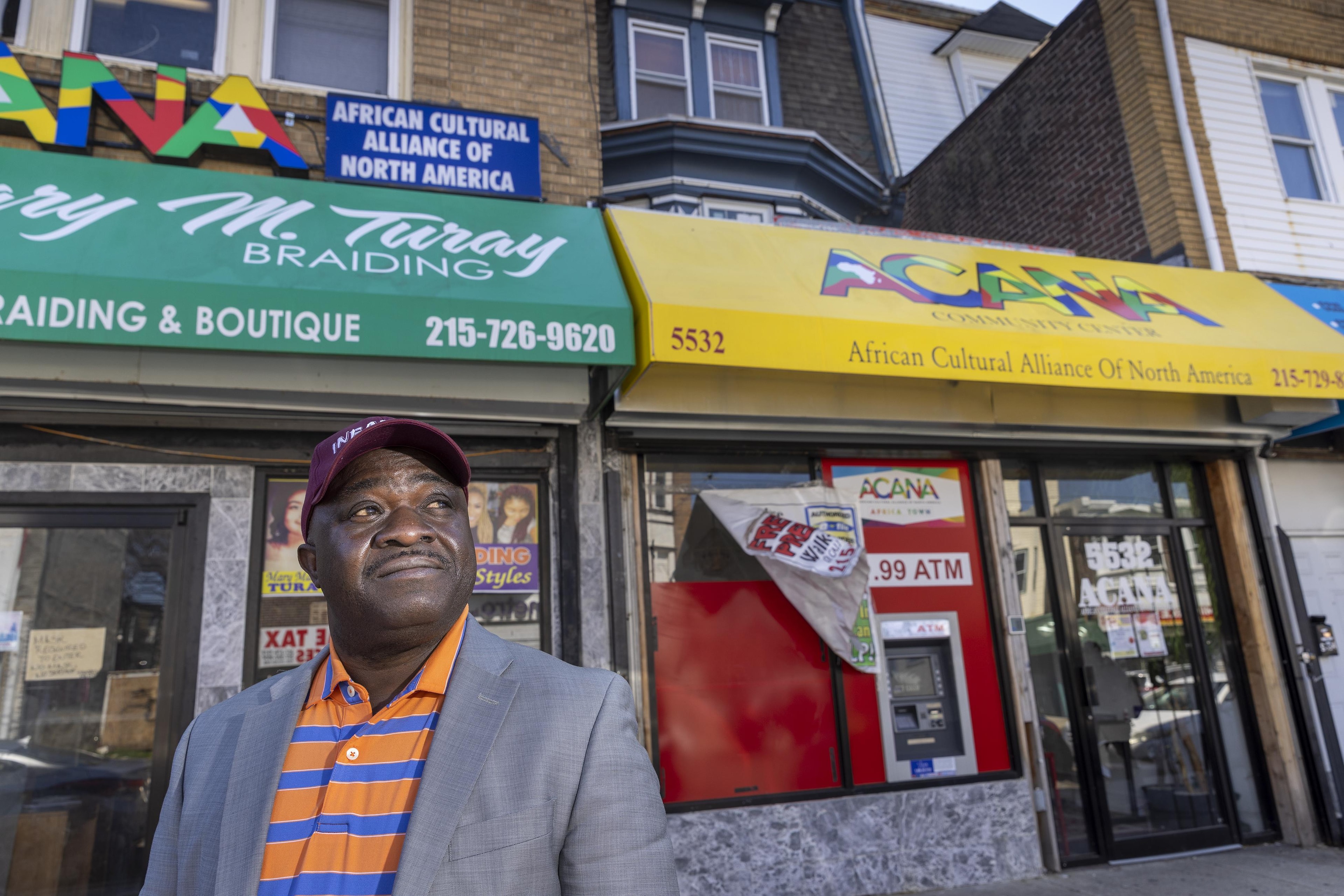 Africatown cultural district along Woodland Avenue, Philadelphia