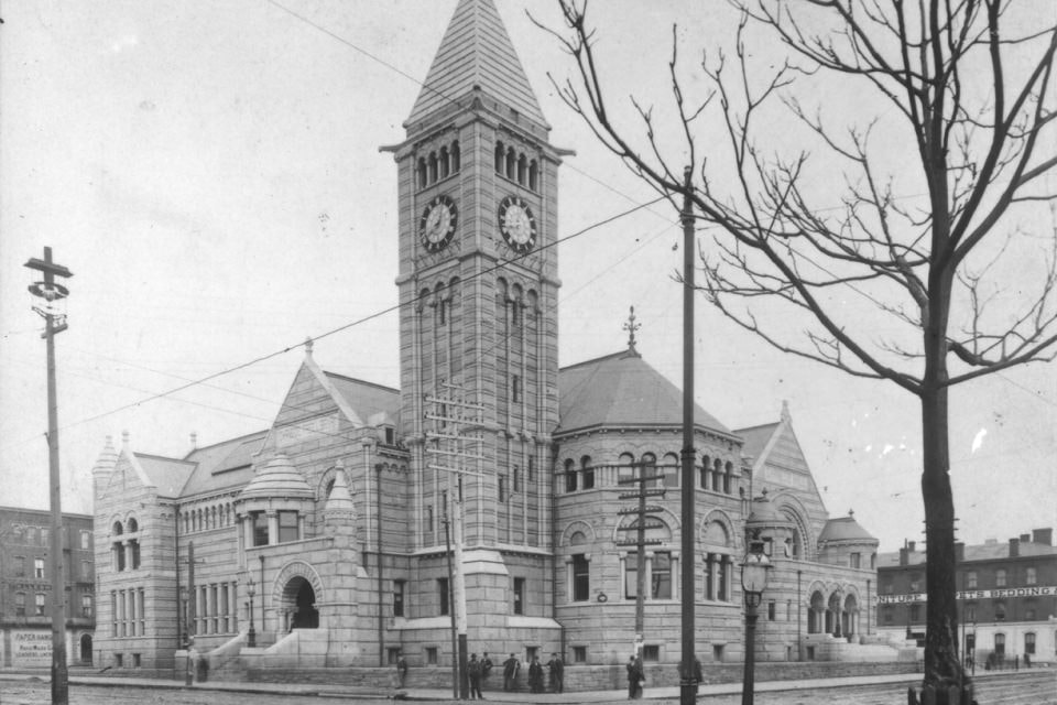 Carnegie Music Hall Pittsburgh — historic 1889 photograph