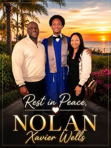Rest in Peace, Nolan Xavier Wells — memorial photo with family