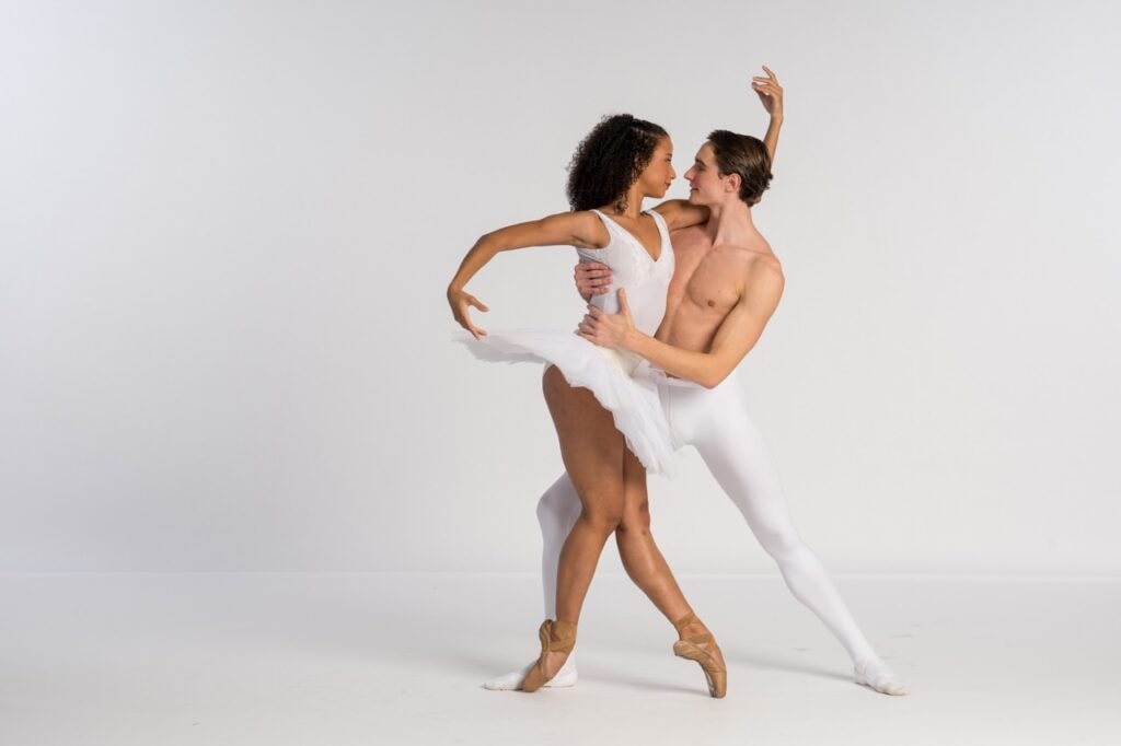 Pittsburgh Ballet Theatre dancers in a romantic pas de deux