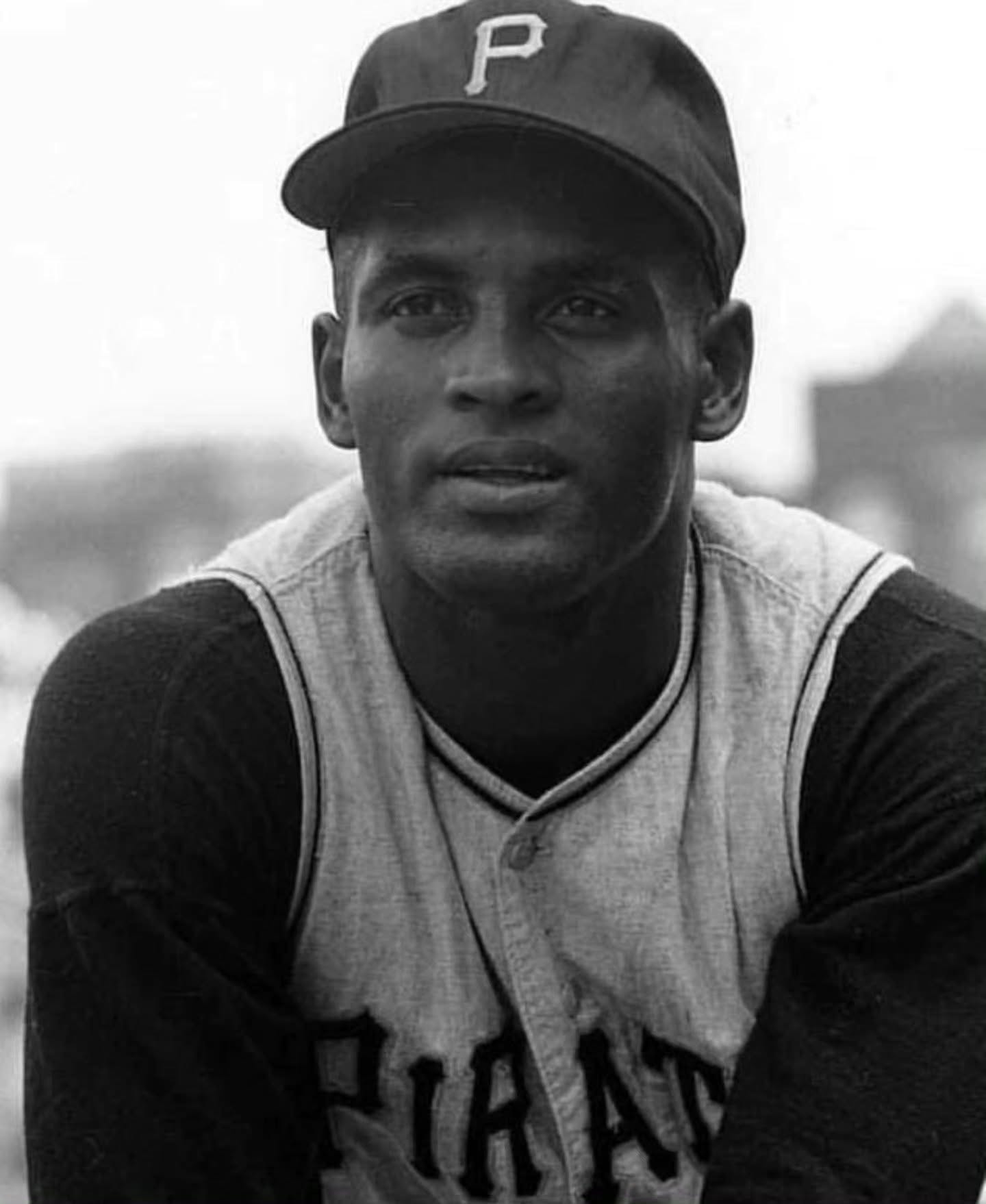 Young Roberto Clemente in his Pittsburgh Pirates uniform — early career portrait